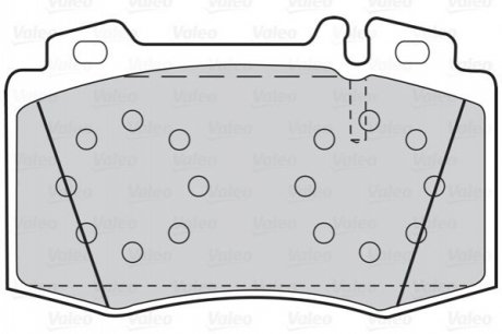 Тормозные колодки дисковые FIRST MERCEDES C,E Valeo 302044