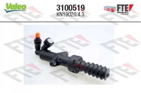 Робочий циліндр зчеплення (19,05мм) CITROEN C4 GRAND PICASSO I, C4 PICASSO I, C5 III, C8, DS5, JUMPY II FIAT SCUDO, ULYSSE LANCIA PHEDRA PEUGEOT 3008, 3008 I, 407, 5008, 5008 I 1.6-2.2D 06.02 Valeo 3100519 Купити в Україні