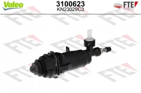 Робочий циліндр зчеплення (23,81мм) CITROEN C5 I, C8, EVASION, JUMPY I, XANTIA FIAT SCUDO, ULYSSE LANCIA PHEDRA, ZETA PEUGEOT 406, 407, 607, 806, 807, EXPERT 2.0-3.0 06.95 Valeo 3100623 Купити в Україні