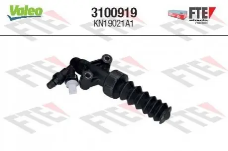 Робочий циліндр зчеплення (19,05мм) CITROEN C2, C2 ENTERPRISE, C3 I, C3 PLURIEL, C4, C4 I, NEMO FIAT FIORINO, QUBO PEUGEOT 1007, 206, 206+, 307, BIPPER, BIPPER TEPEE 1.1-1.6D 07.00 Valeo 3100919 Купити в Україні