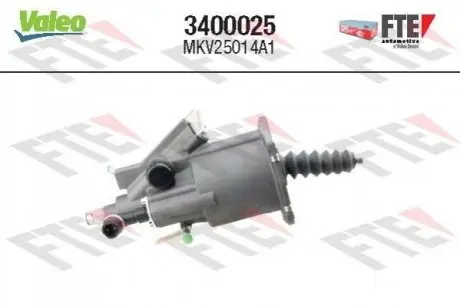 Підсилювач привода зчеплення Valeo 3400025