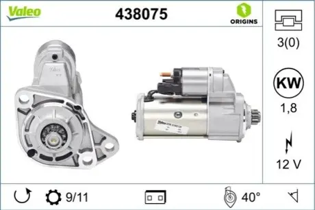 Стартер Valeo 438075