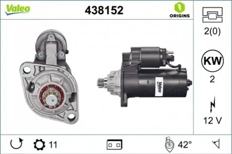 Стартер Valeo 438152