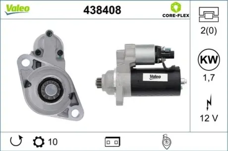 Стартер Valeo 438408