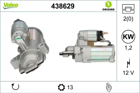 Автозапчасть Valeo 438629