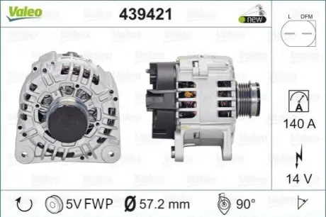 Генератор Valeo 439421