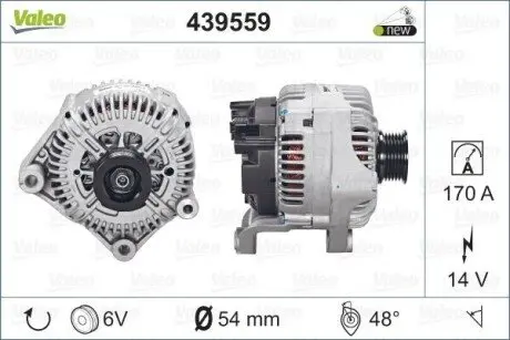Генератор Valeo 439559