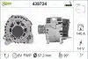 Генератор (14В, 140А, новий із заставою) AUDI A1, A3, Q3, TT SEAT ALHAMBRA, ALTEA, ALTEA XL, IBIZA IV, IBIZA IV SC, IBIZA IV ST, LEON, TOLEDO IV SKODA FABIA II, FABIA III 1.0-2.0D 05.03-12.22 Valeo (439724) зображення 1