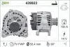 Фото Генератор (14В, 150А, новий із заставою) NISSAN PULSAR, QASHQAI II, X-TRAIL, X-TRAIL III OPEL VIVARO B RENAULT ESPACE V, GRAND SCENIC IV, KADJAR, KOLEOS II, MEGANE IV, SCENIC IV 1.2-2.0D 11.13 Valeo (439923) зображення 4