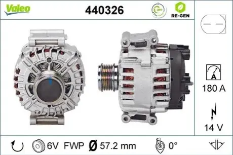 Генератор Valeo 440326 Купити в Україні