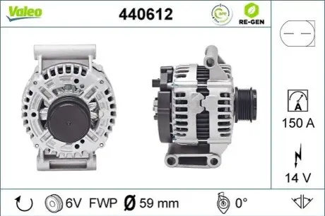 Автозапчасть Valeo 440612