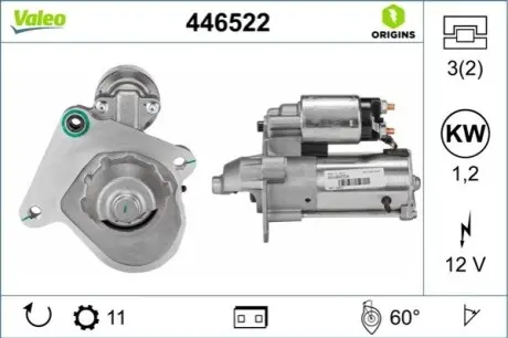 Стартер Valeo 446522
