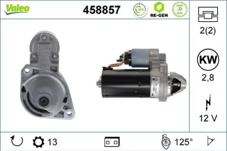 Стартер DB VITO 2,1CDI 10- REGENEROWANY Valeo 458857