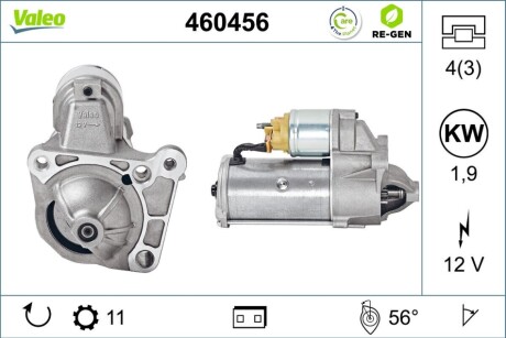 Автозапчастина Valeo 460456