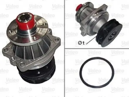 (заміна на WPS3243) Помпа води BMW 3 (E36/E46)/5 (E34/E39/E60)/7 (E38/E65/E66/E67)/X3 (E83)/X5 (E53) M50/M52/M54 Valeo 506107