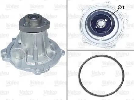 Помпа води Audi A4/A6/Skoda Felicia/VW Caddy/Passat/Polo 1.9D/TDI/SDI 95-/Polo 1.7SDI 97-01 Valeo 506513 Купити в Україні