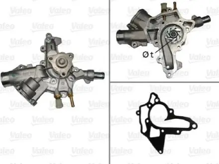 Помпа води Opel Astra G/H/Corsa C/D 1.2 16V/1.4 00-14/Combo 1.4 16V 05- (B/B) (8лоп) (с датчиком t) Valeo 506838