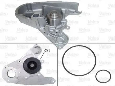 Ремонтний комплект насоса охолоджуючої рідини IVECO DAILY III, DAILY IV, DAILY V, DAILY VI FIAT DUCATO 2.3D/3.0D/Electric 12.01 Valeo 506864