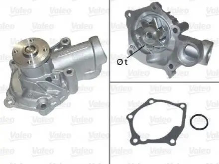 Помпа води Mitsubishi Outlander 2.4 4WD 03-07 (7 лоп) Valeo 506934 Купити в Україні