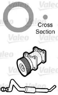 Монтажные элементы кондиционера Valeo 509131