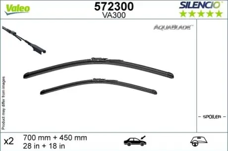 Щітка склоочисника Valeo 572300 Купити в Україні