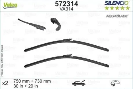 Щітка склоочисника Valeo 572314