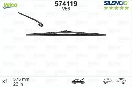 Стеклоочиститель Valeo 574119