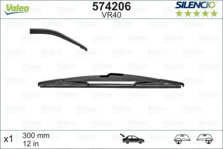 Стеклоочиститель задний Valeo 574206