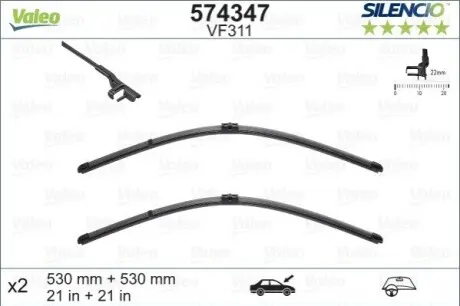 Щітка склоочисника Valeo 574347