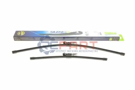 Щітка склоочисника безкаркасна передн із спойлером (2шт) VF397 Silencio Xtrm 600/380мм HYUNDAI BAYON, I20 III NISSAN QASHQAI I 11.06 Valeo 574388 Купити в Україні