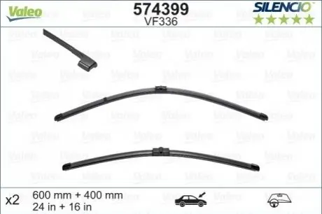 Щетки стеклоочистителя Valeo 574399 Купить в Украине