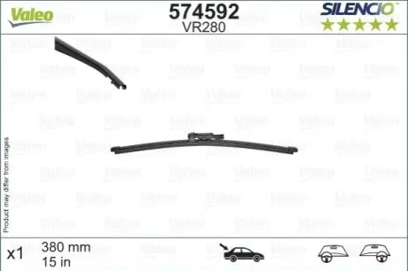 Щітка склоочисника (задня) (380mm) MB Vito 03 Valeo 574592