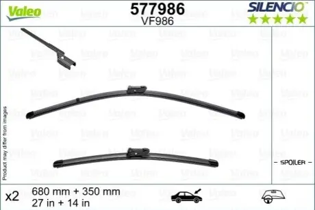 PIRO WYCIERACZKI SILENCIO RENAULT CAPTUR II 01.20-> PRZD 680350MM Valeo 577986