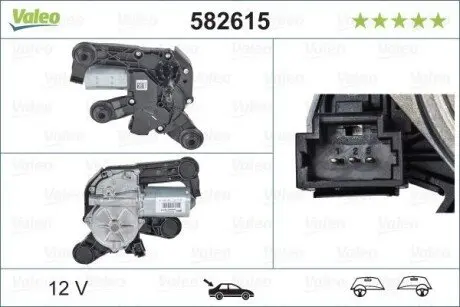 Двигун склоочисника Valeo 582615