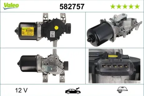 Двигун склоочисника Valeo 582757 Купити в Україні