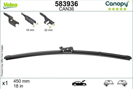Щетка стеклоочистителя Valeo 583936