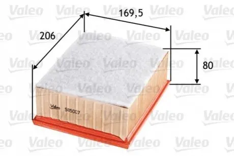 Фильтр воздушный Valeo 585007