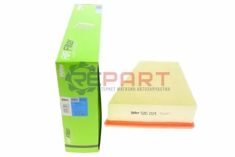 Фільтр повітряний Skoda Fabia/Roomster /VW Polo 1.4/1.9TDI 03- (з поролоном) Valeo 585024 Купити в Україні