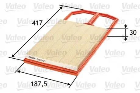 Фильтр воздушный Valeo 585095