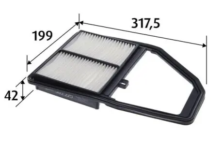 Повітряний фільтр Valeo 585225