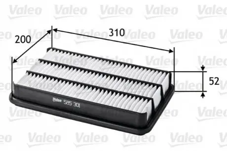 Фільтр повітряний Opel Monterey A/B/Frontera 2.2 98-04 Valeo 585301