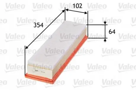 Повітряний фільтр Valeo 585311