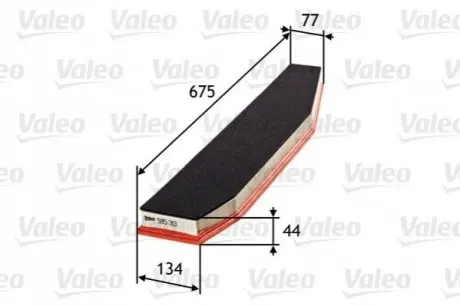 Повітряний фільтр Valeo 585313