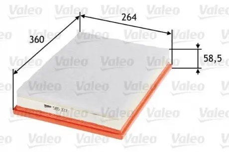 Фильтр воздуха Valeo 585377