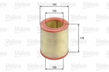 Фільтр повітряний Fiat Ducato/Peugeot Boxer/Citroen Jumper 1.9/2.4/2.5D 82-02 Valeo 585618