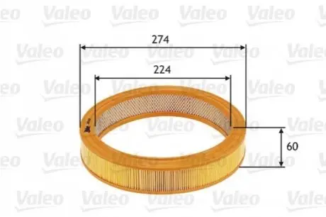 Фильтр воздушный Valeo 585619