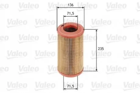 Фільтр повітряний Ford Maverick 2.7 TD 96-98 Valeo 585622