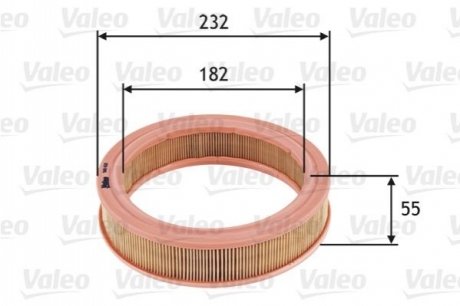 Фильтр воздушный Valeo 585632 (фото 1)