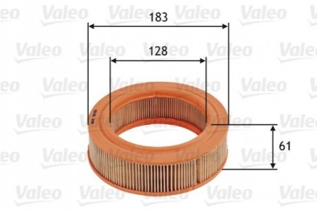 Фильтр воздушный Valeo 585656 (фото 1)