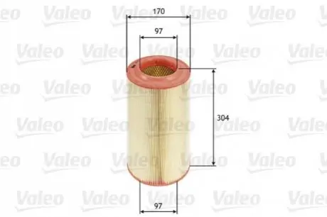 Фільтр повітряний Fiat Ducato 2.2/2.3/3.0 JTD/HDI 06 Valeo 585694